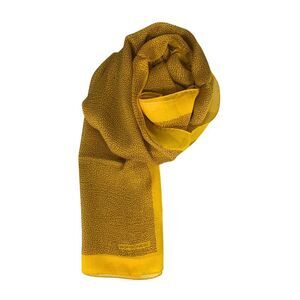 Borbonese Yellow Silk Women Women's Scarf